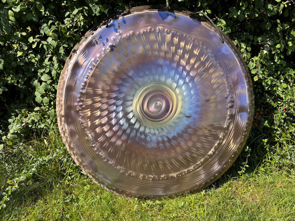 Grotta Sonora Nickel Silver Gong 32" / 80cm "Rainbow Peacock“
