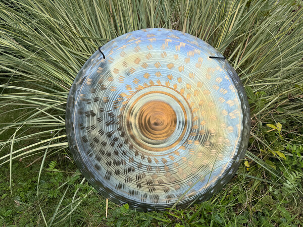 Grotta Sonora Nickel Silver Gong 24" / 60cm "Blue-Golden Peacock“