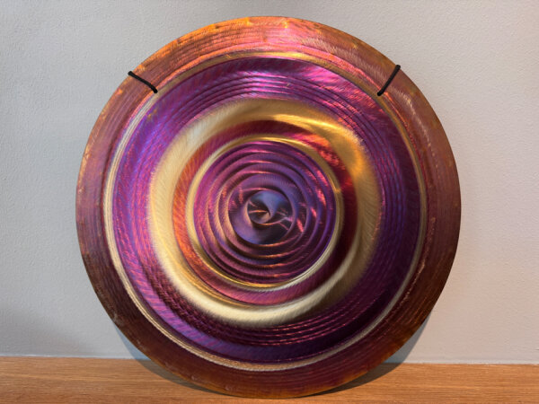 Grotta Sonora Hand Gong 19" / 48cm "Purple Spiral"