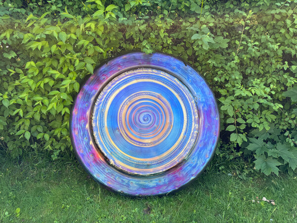 Grotta Sonora Giant Gong 40" / 100cm "Blue Spiral Heart"