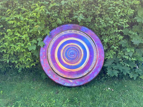 Grotta Sonora Giant Gong 40 " / 100cm "Blue Purple Spiral"