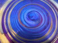 Grotta Sonora Giant Gong 40 " / 100cm "Blue Purple Spiral"