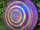 Grotta Sonora Giant Gong 40 " / 100cm "Blue Purple Spiral"
