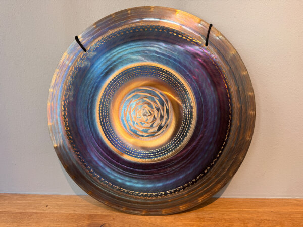 Grotta Sonora Hand Gong 19" / 48cm "Blue Golden Swarm"
