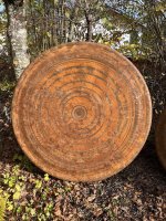 Grotta Sonora Rusty Giant Gong 60" / 150cm "tree rings"